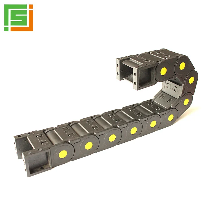 Drag Chain Cable Cnc Plastic Plastic Drag Chain Enclosed Cable Traction Chain