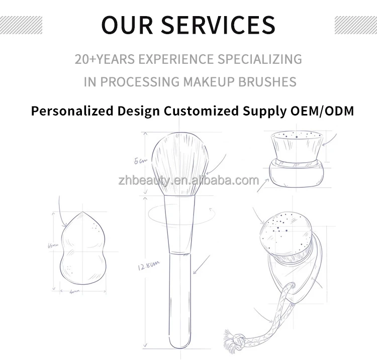 24 pcs makeup brush set