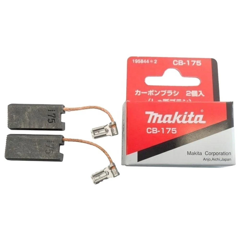 Japanese Original 195845-0 Makita Carbon Brush Set CB-175 For HM1307 HM1317