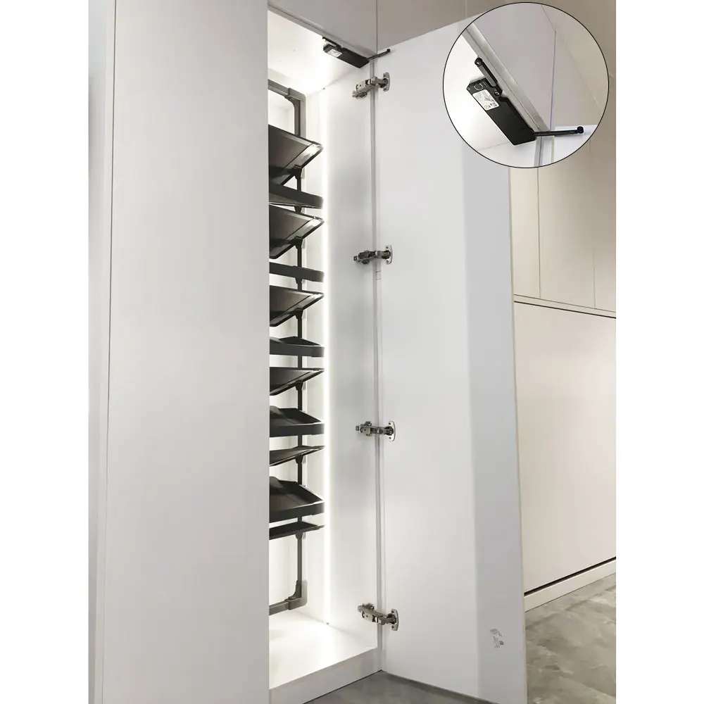 ROEASY OTmini touch and open door opener  60% triggering area push to open cabinet soft close door bumper rebounce