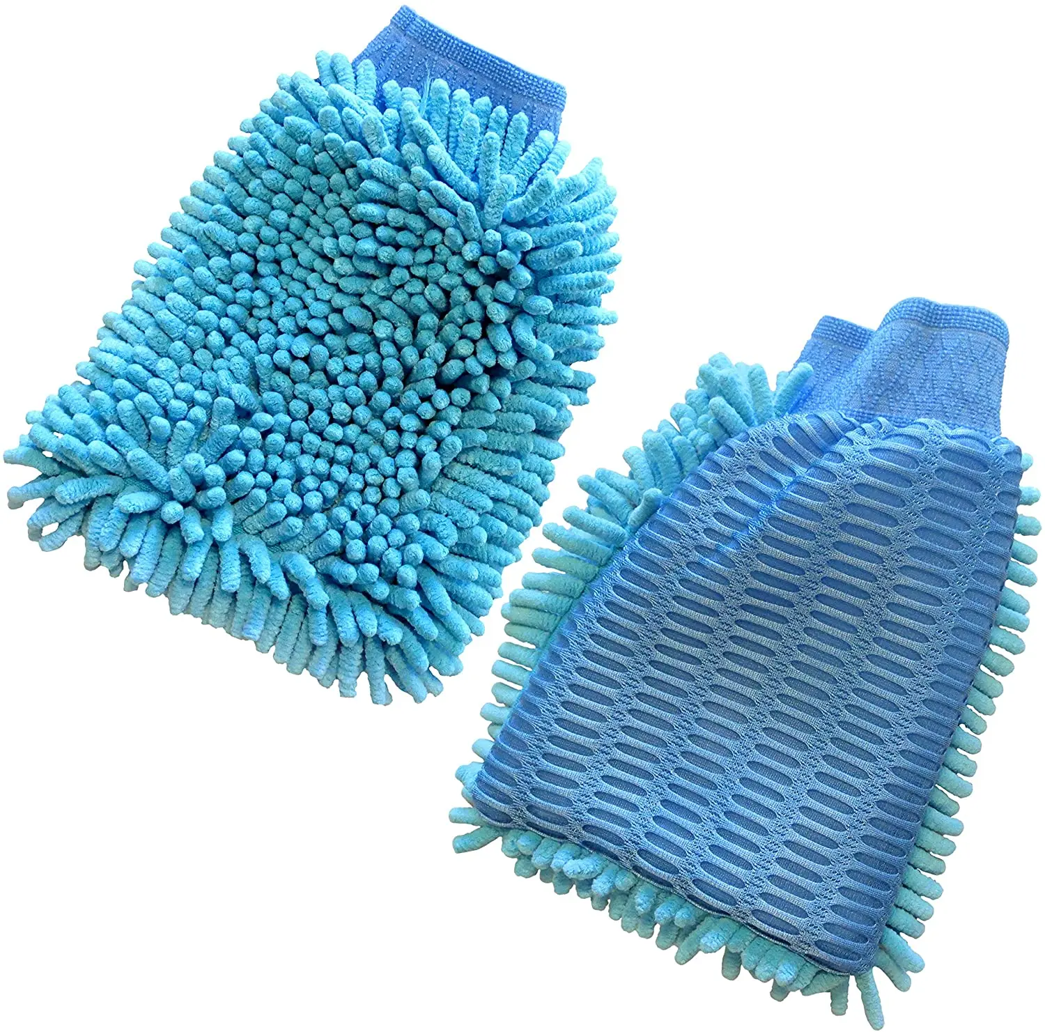 Good Quality Gloves 1 Pair Washing Mitt Us Thick Target White Wholesale Logo Microfiber Car Cleaning Wash Towel Cloth