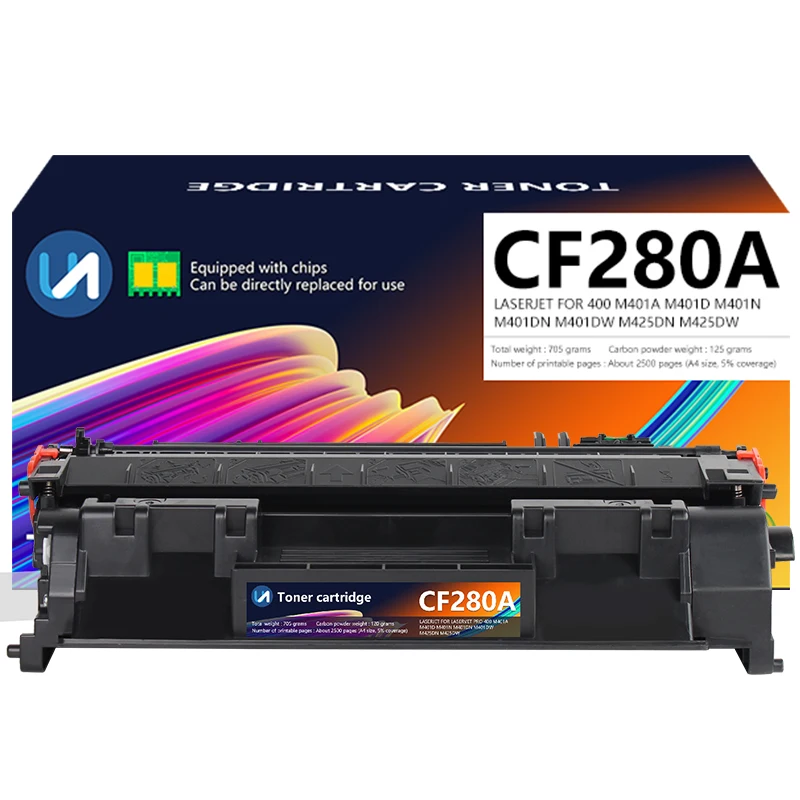 Картридж с тонером для hp CF280a подходит лазерного принтера HP M401dne M401dw M425dn M425dw M401a M401d M401n M401dn Pro 400