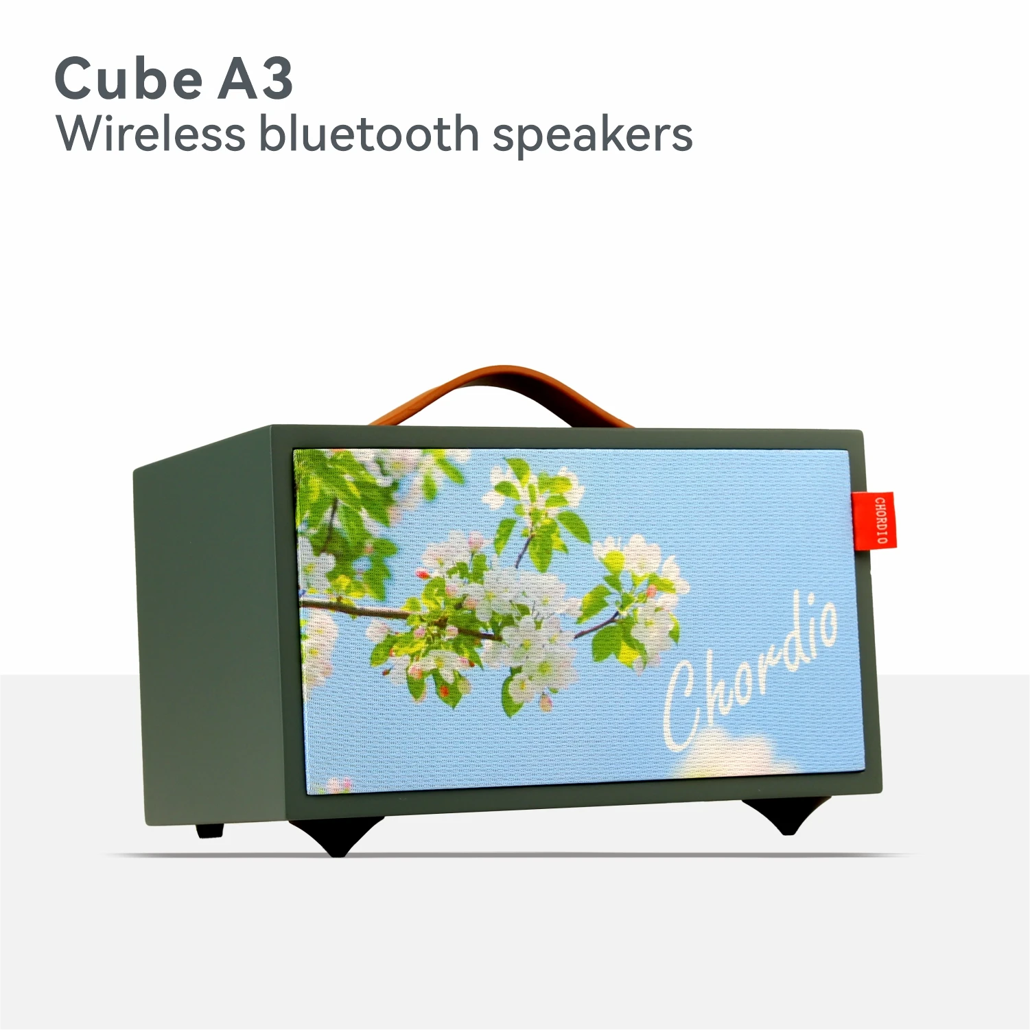 CHORDIO A3 Professional DJ Speakers for Entertainment, Wholesale Option, portable sound box for outdoor use, Pine-green speaker