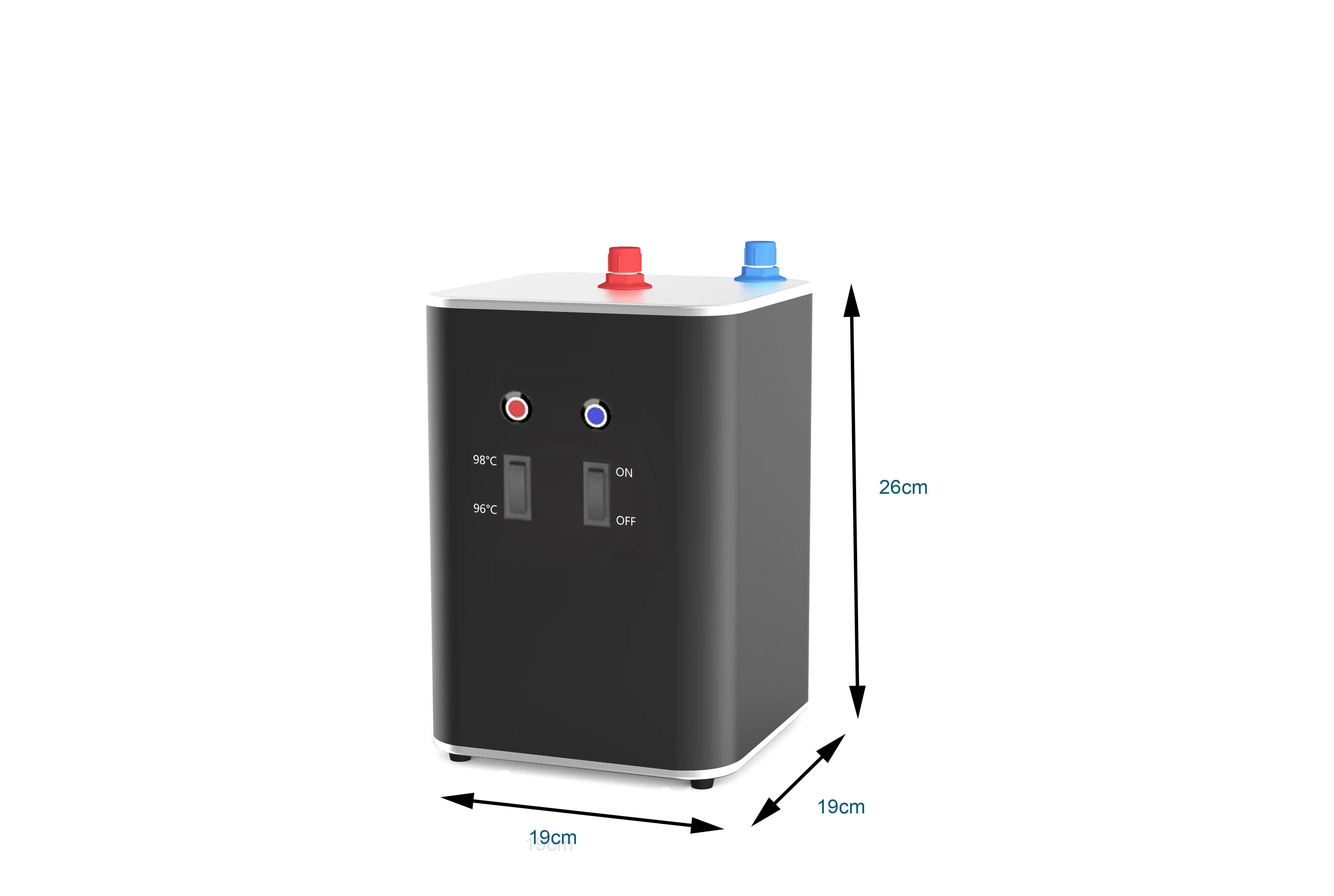 2.4L under counter touch panel electric boiling water dispenser under sink water boiler