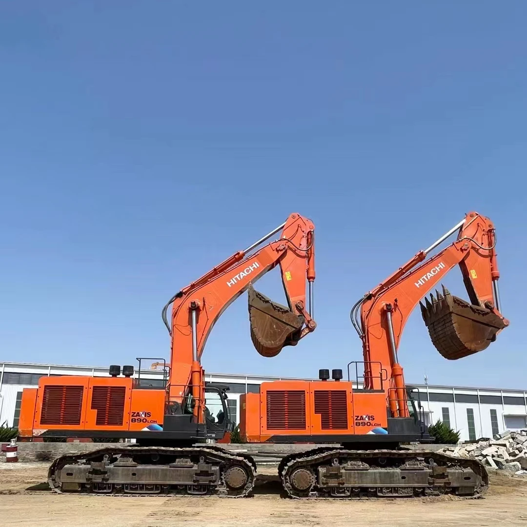 Two Units Hitachi excavators ZX890 Crawler Excavator zx890lch-5a heavy mining construction equipment  big machines zx670 zx490