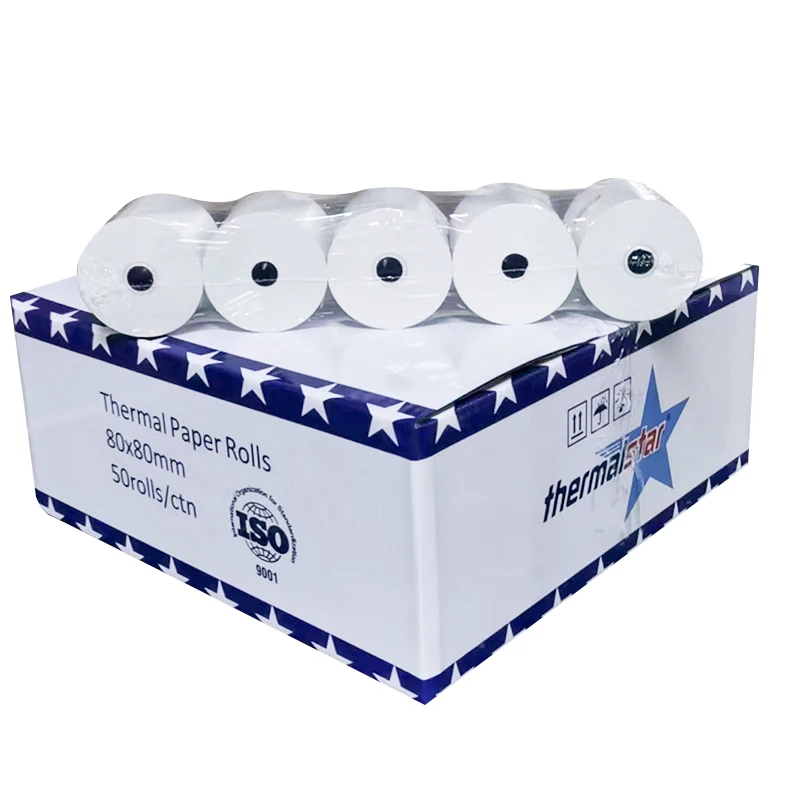 Thermal Paper Roll 100gm Carton 80x70mm 80 80mm with the Best Price 57 X 30 by v Printer 57mm Pos