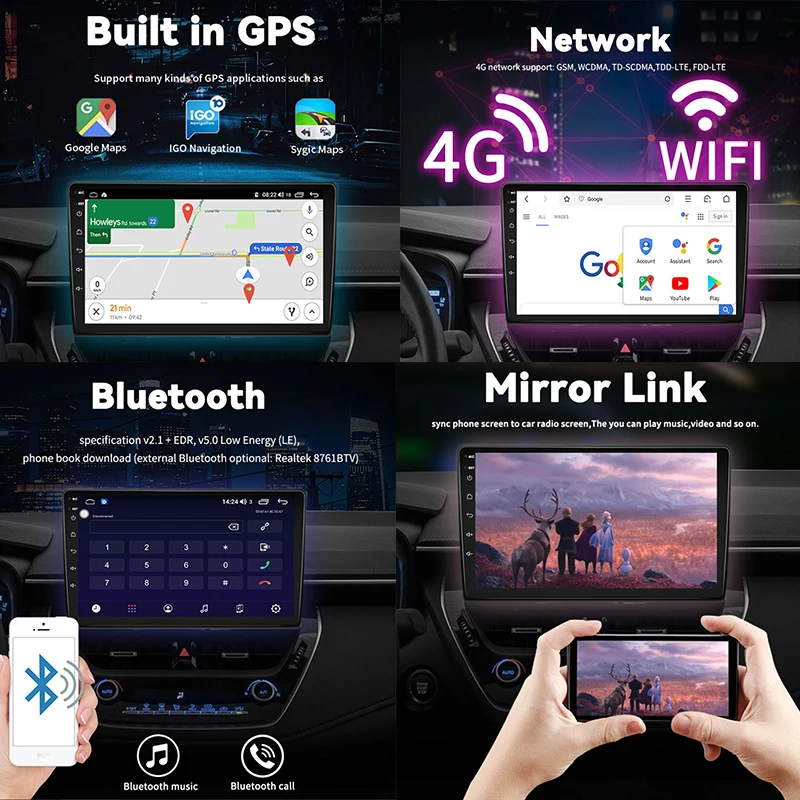 Автомагнитола на Android для Nissan Navara 3 D40 2004 - 2012 мультимедийный плеер GPS Carplay 4G DSP