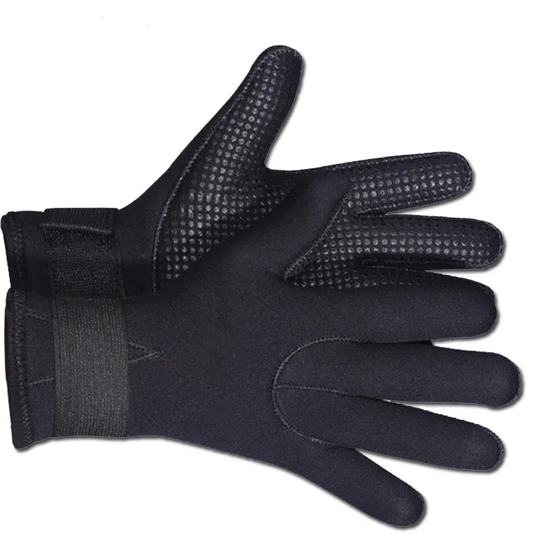 3mm Neoprene Wetsuit Gloves Kayak Flexible Anti Slip Thermal Five Finger Surfing Snorkeling Diving Compact Glove