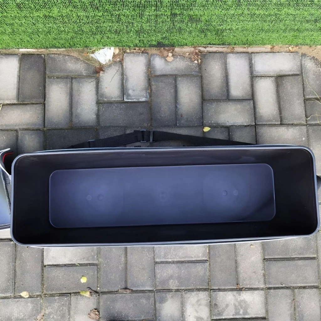85CM 50L PVC Hard Shell Fishing Tackle Box with Soft Lining Big Capacity Multi-Purpose Tool Storage for Fishing Rods Box