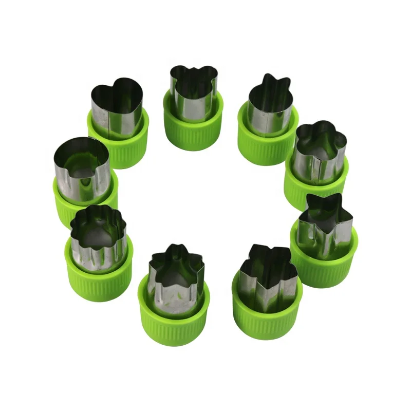 Food Grade Fruit and Vegetable Cutter Kitchen Tool Mold Flower Shape Cookie Fondant Pastry Mould Accessories for Home Kitchen