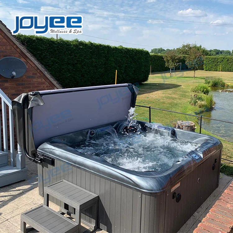 JOYEE Imported Acrylic Balboa System 5 Person Spa Hot Tub Garden Whirlpool Bathtub Spa Tub with jacuzzier