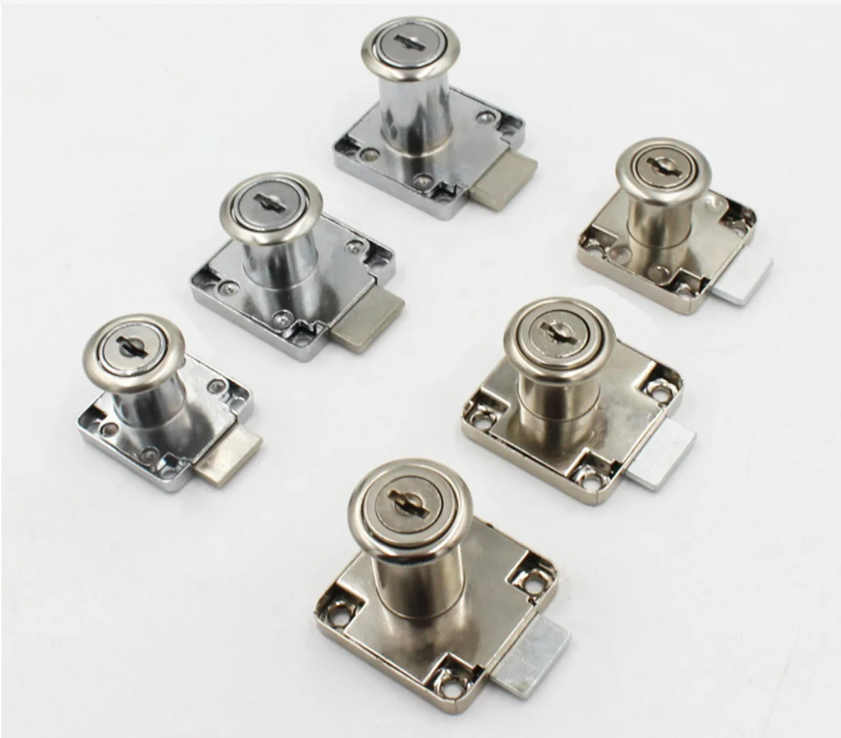 HMCL210H Series  Zinc Alloy Lock Wholesale Hardware Home Drawer Lock Home Cabinet  Desk Drawer Lock