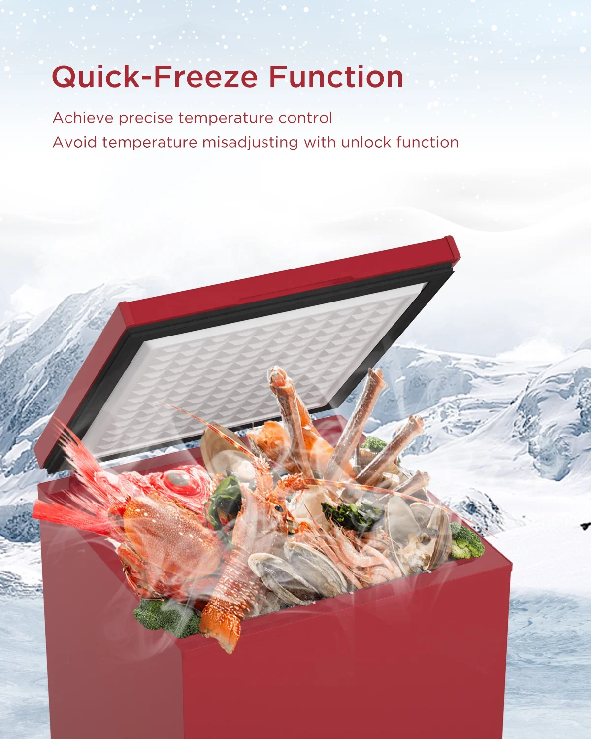 Hicon wholesale ultra low temperature chest freezer OEM/ODM chest freezer manufacturer