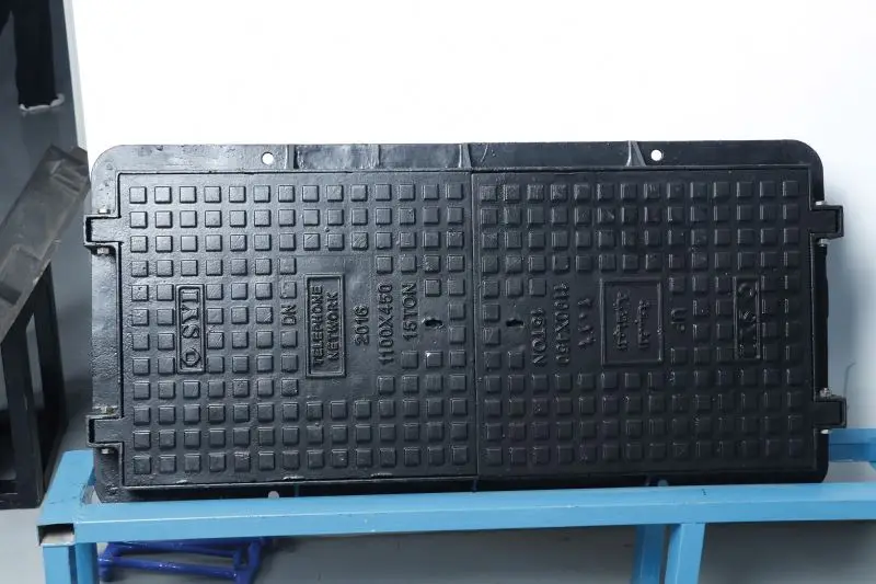 Rectangle Square Outdoor Drainage Sewer Water Well Covers Telecom Manhole Cover And Frame