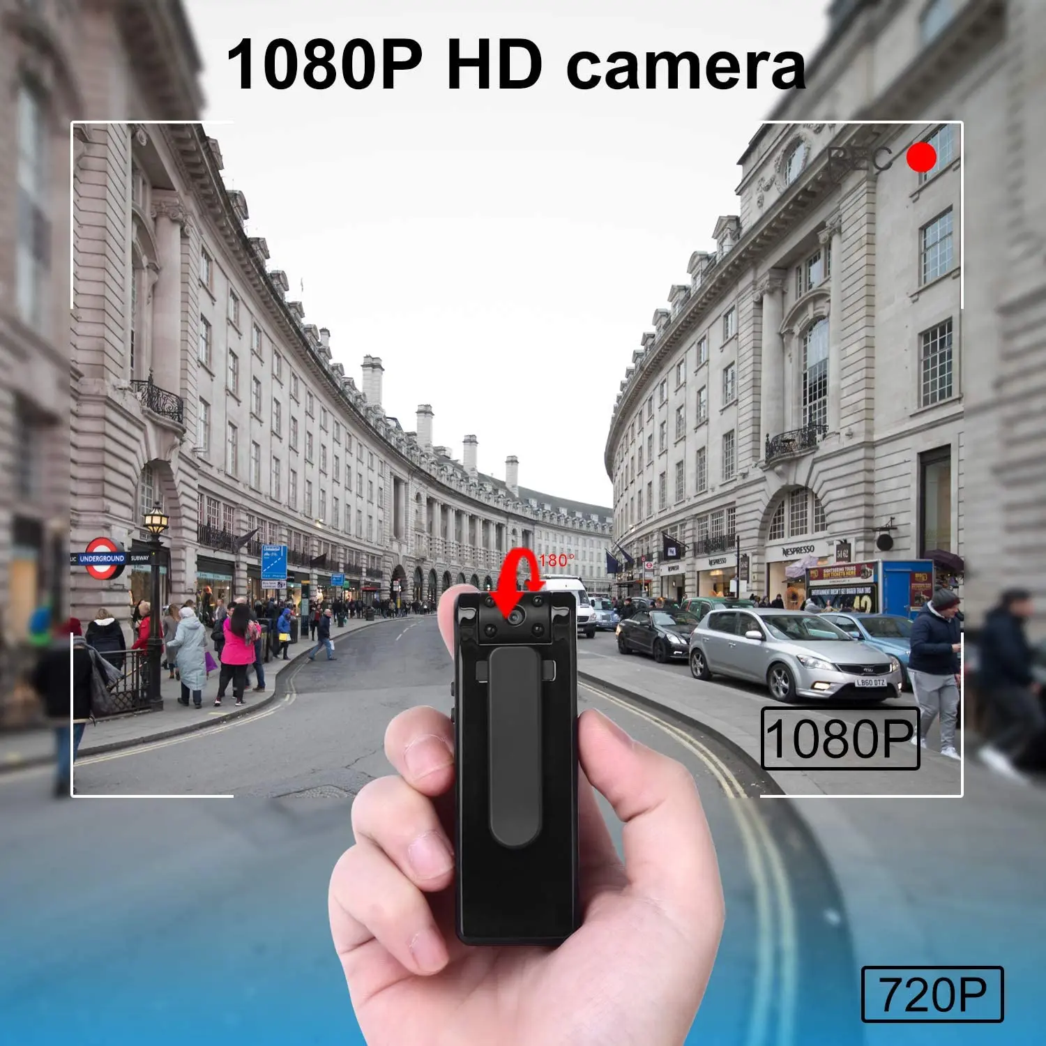 Камера наблюдения 6 часов работы от аккумулятора 1080P