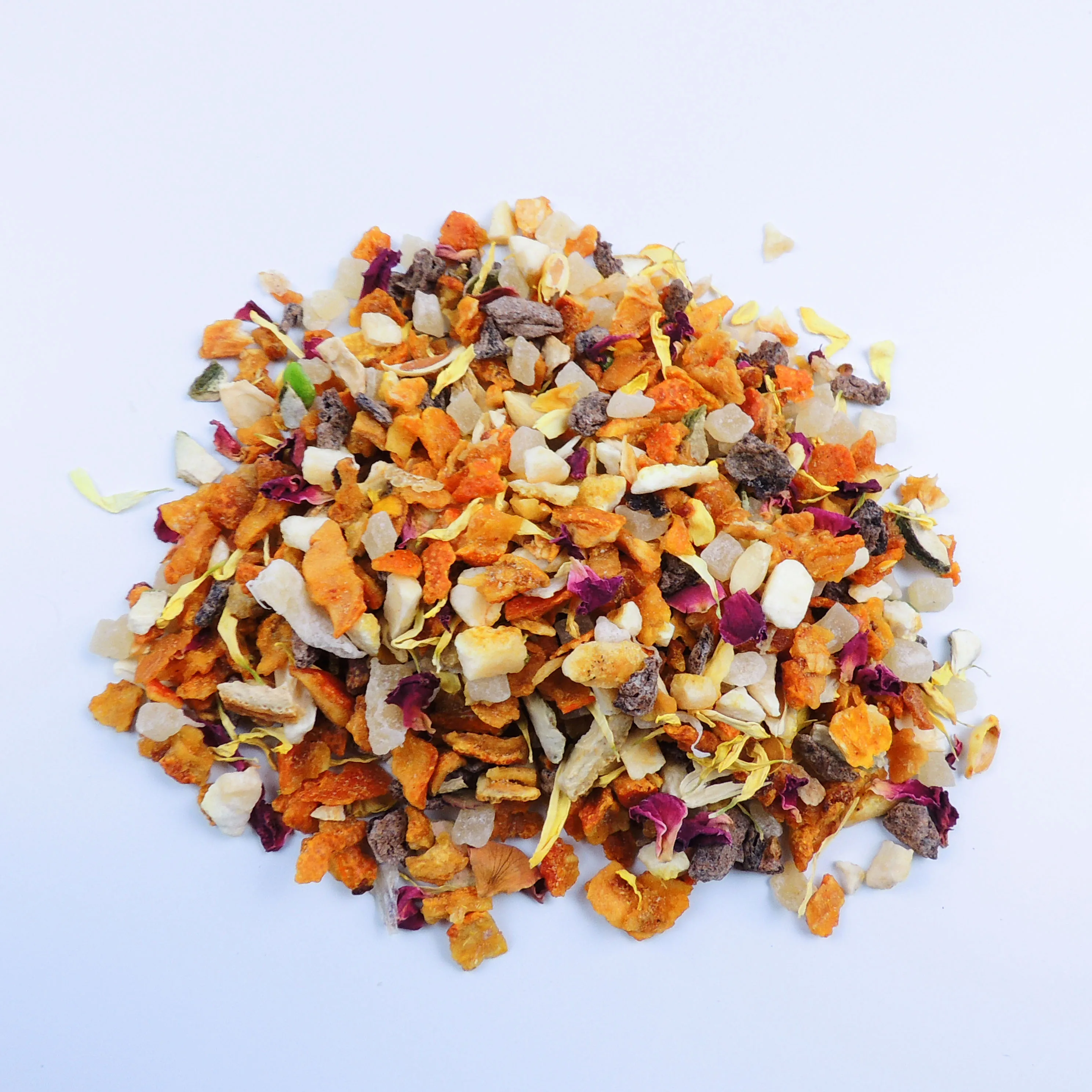 OEM order wholesales  dried fruit tea kumquat and lemon natural flavor blended tea