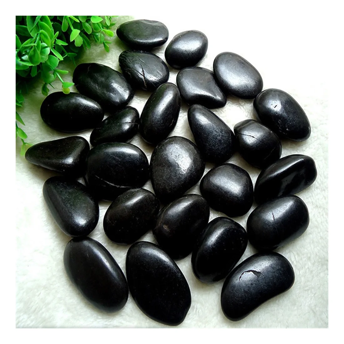 factory supply beach pebbles bagged indonesia black cobbles