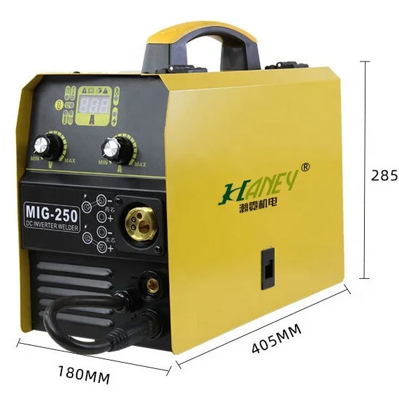 High Efficient Welding Equipment Pulse Manual dc Inverter Mig 250 Welding Machine mig tig  For Sale