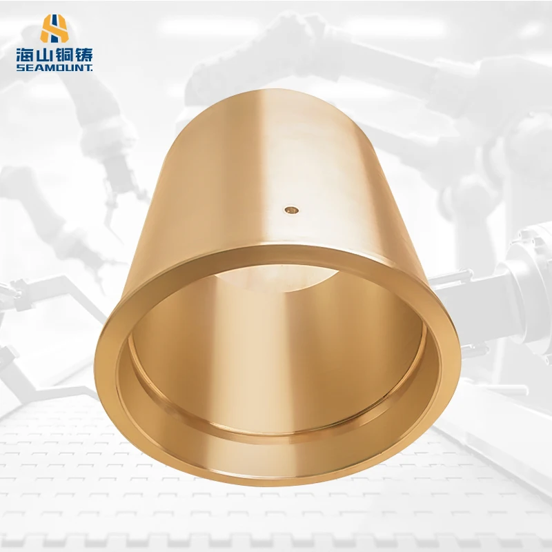 Поставка большой износостойкость промышленного оборудования аксессуары медь втулка завод прямой