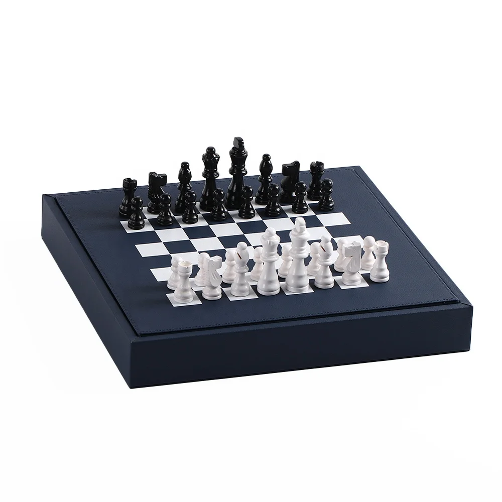 Оптовая продажа искусственная кожа рулонный Портативный Легкий Набор для игры в шахматы