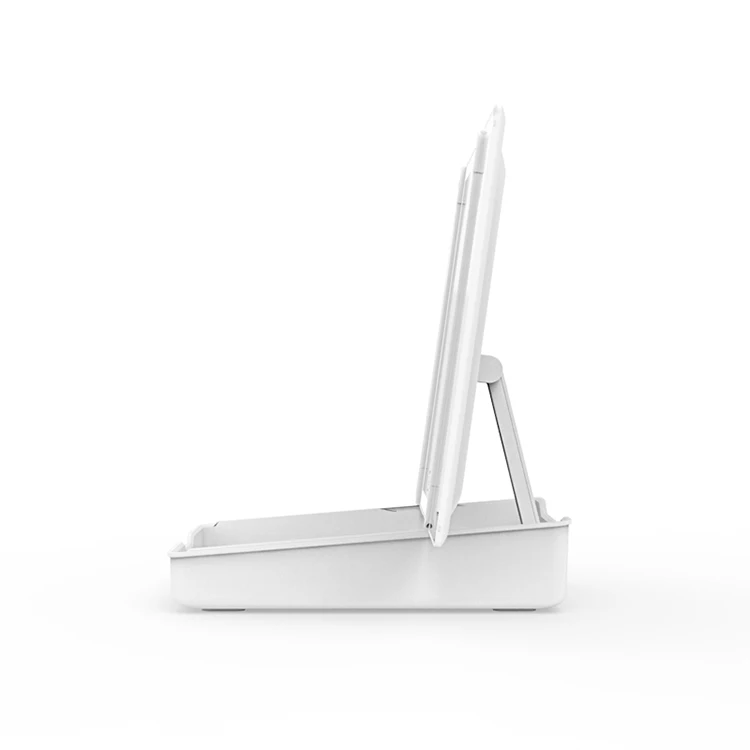 Popular Hot Led Light Screen Touch Makeup Mirror Tri-folded 1x 2x 3x Magnifying Mirror Cosmetic Tray Vanity Mirror