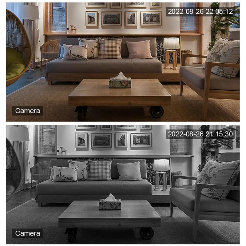 HD 4MP 2K Dual-Lens PTZ Wifi Camera Indoor Auto Tracking Two Way Audio CCTV Home Security Camera IP Video MINI Baby Monitor