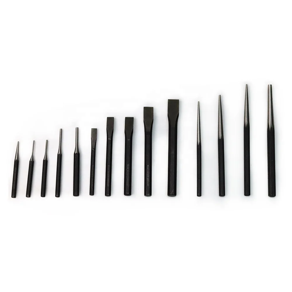 14 шт. набор пробойников и долота из углеродистой стали 40 Cr для каменных бетонных кирпичей