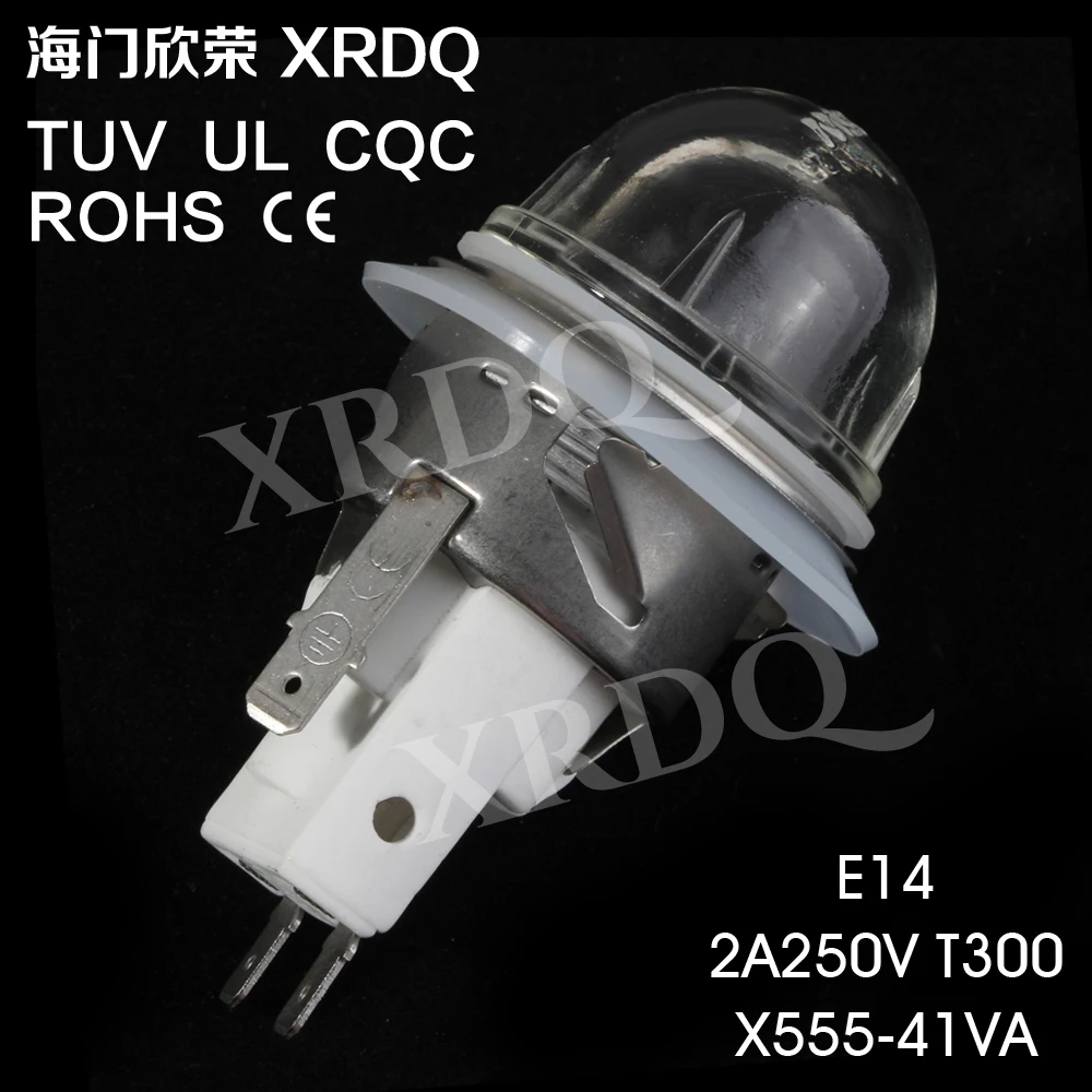 
X555-41V E14 Oven lamp light bulbs sockets holder high temperature steamer microwave 