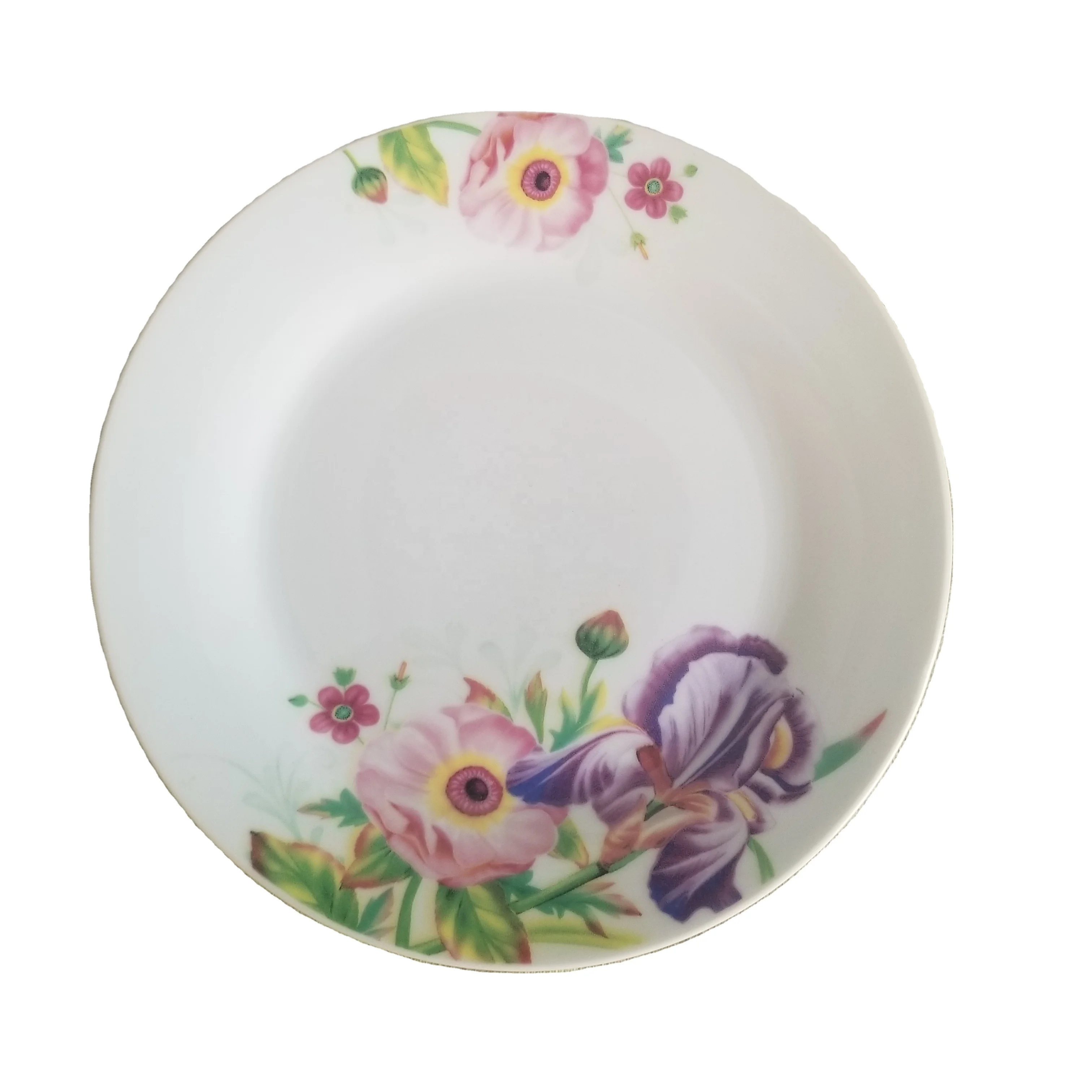 Porcelain ceramic dinner plates porcelain dishes for restaurant home cookware sets