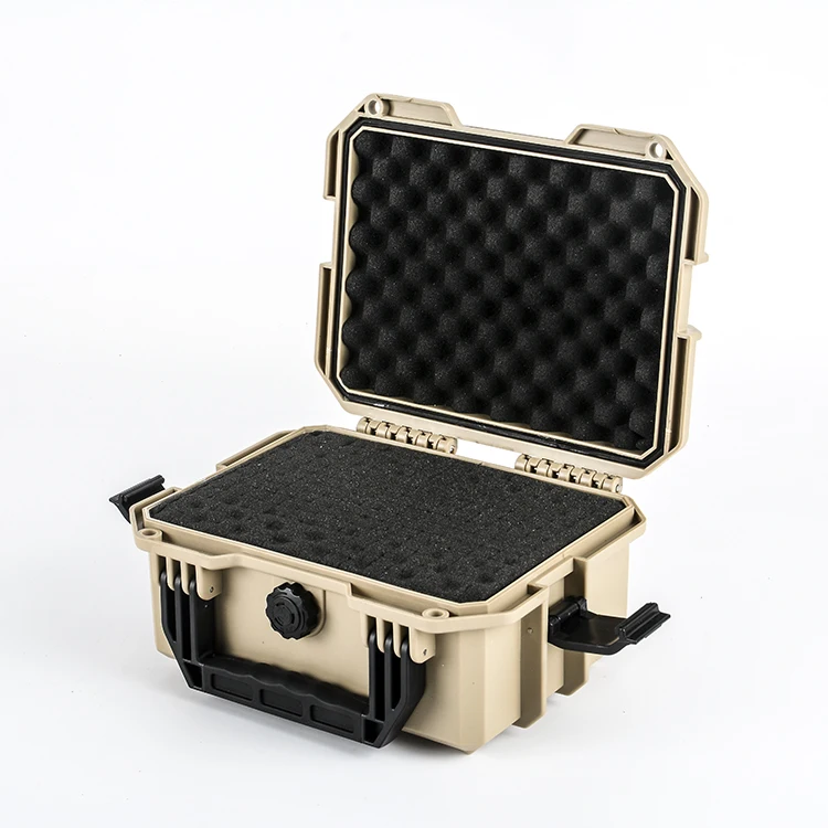 GLARY waterproof hand gun case crashproof plastic gun equipment case for hunting sports rugged tactical gun case carry box