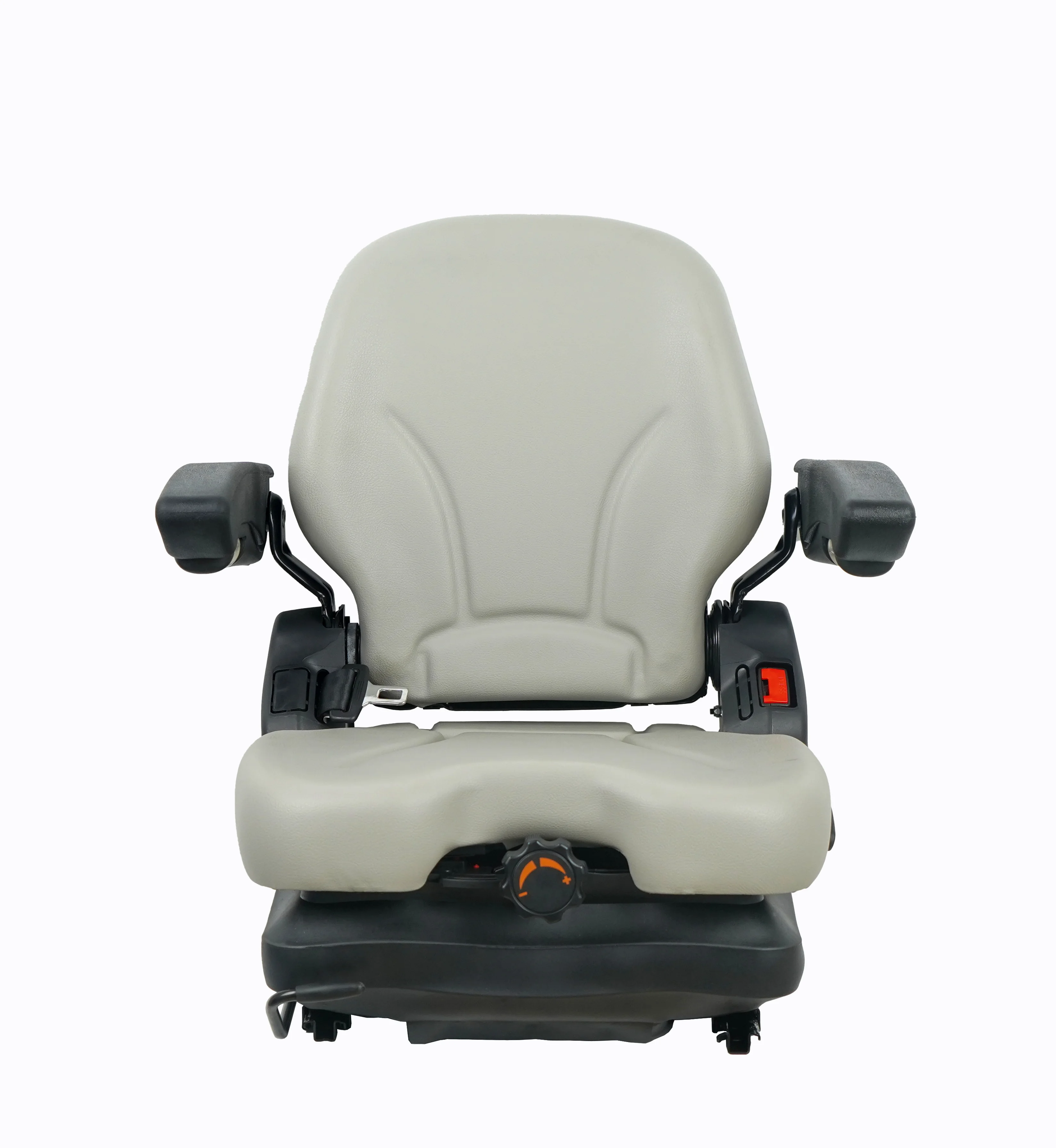 New Assortment PVC Leather Forklift Truck Seat with Adjustable Back and Low Profile Suspension Safety Sensor