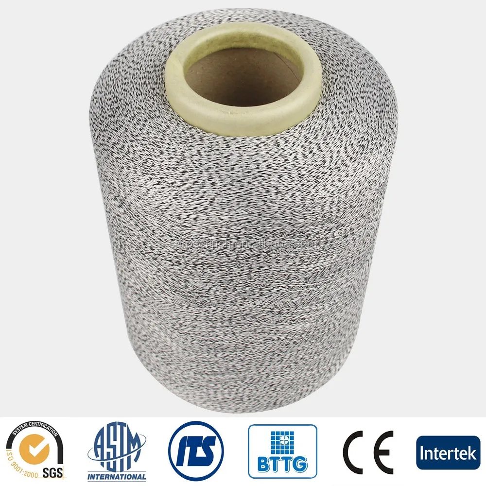
Basalt HPPE UHMPE Elastic Fiber Cut Resistant Yarn EN 5 Food grade anti cut yarn for glove knitting 
