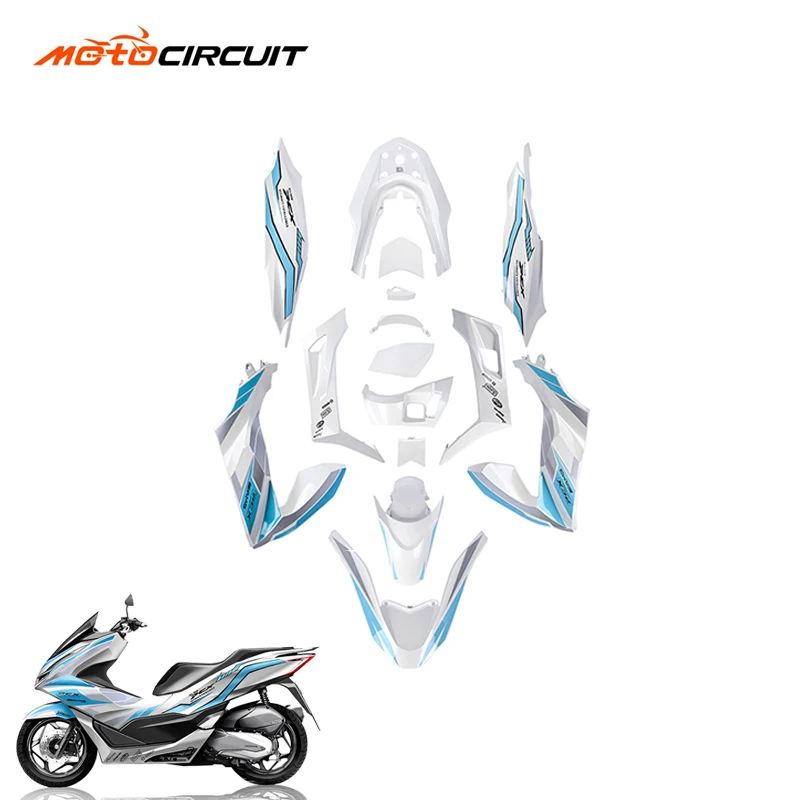 Motorcycle Accessories And Frame Body Spare Parts Motorbike Fairing Kit  Front Fairing Fixed Wing Intake Wing For Honda PCX 160