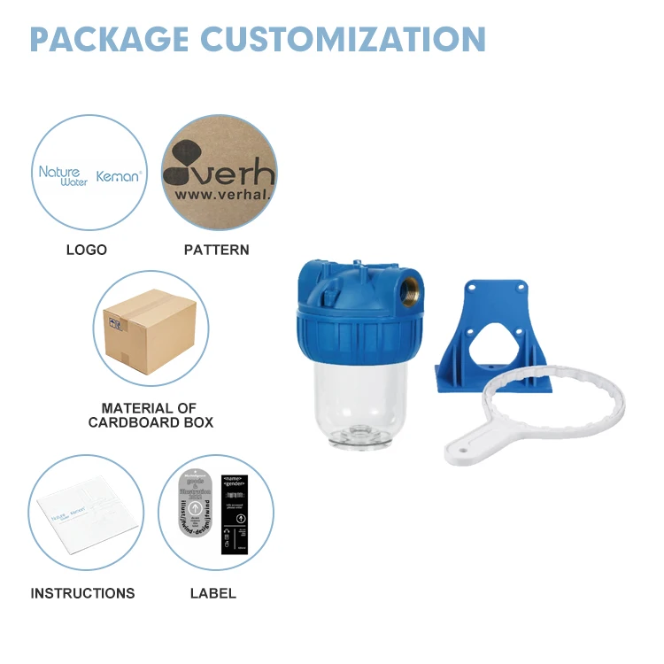 [NW-BR5B-PET] Eco-friendly PET Material Household Water Filter for 5 inch cartridge use