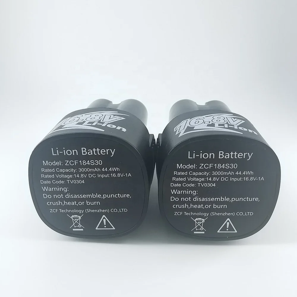 3Ah 14.8V Cylindrical ICR 18650 Lithium ion Battery Pack with Plastic Shell for Electric Cutter