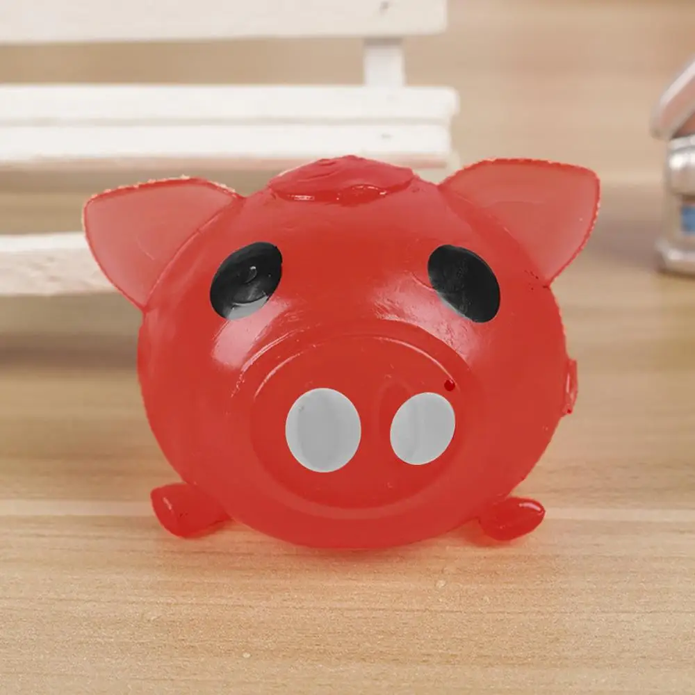 1Pc Jello Pig Cute Anti Stress Splat Water Pig Ball Vent Toy Venting Sticky Pig Squishy Antistress Soft Stress Relief Funny Gift