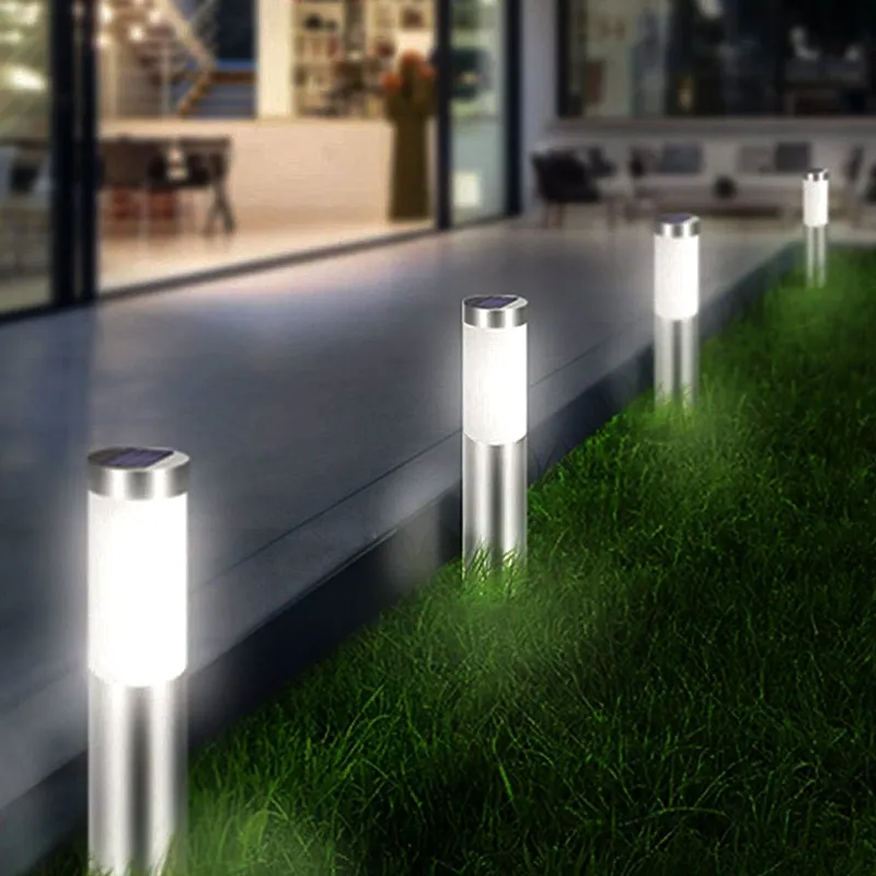 Solar  products outdoor waterproof solar bollard light for landscape path yard patio garden light