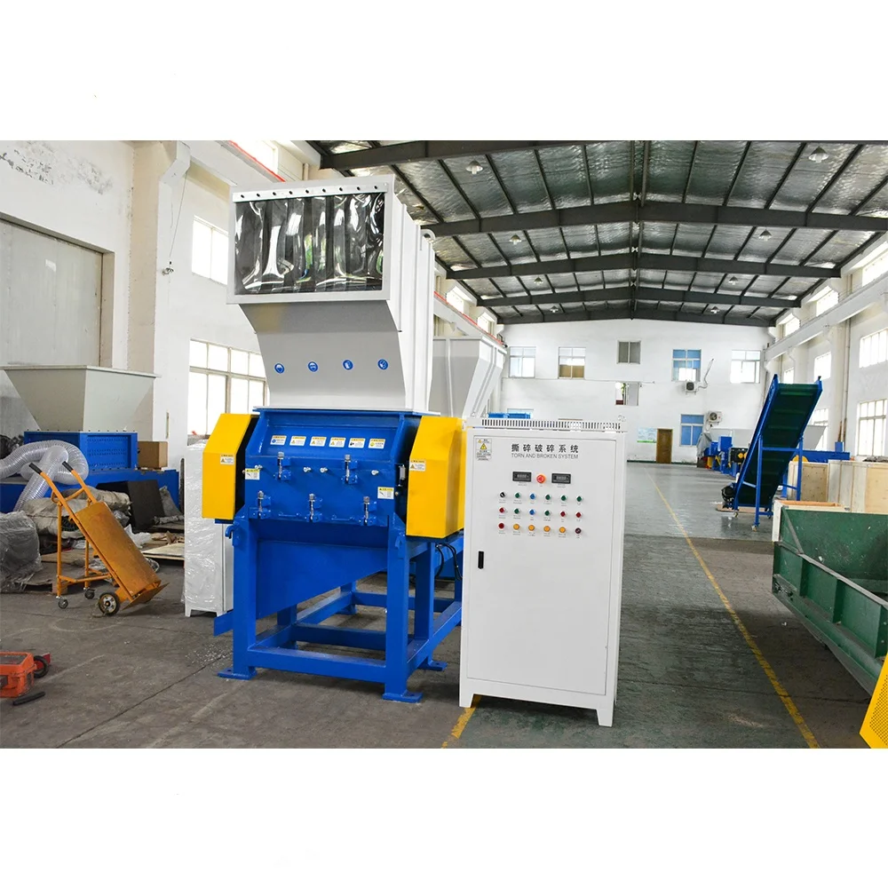 Plastic PET HDPE Bottles Crusher Grinding Machine for