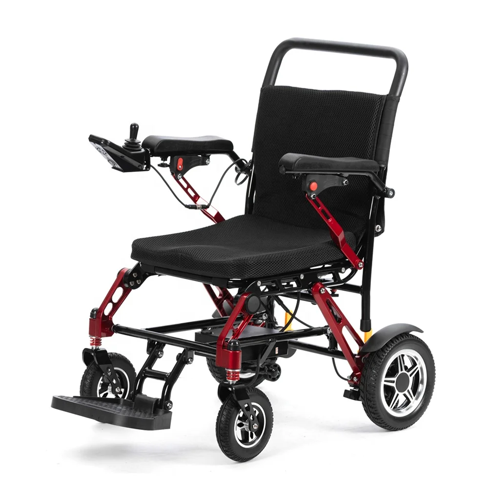 Titanium-Magnesium Alloy Ultralight Electric Wheelchair For Adults Motorized Wheelchairs For Seniors
