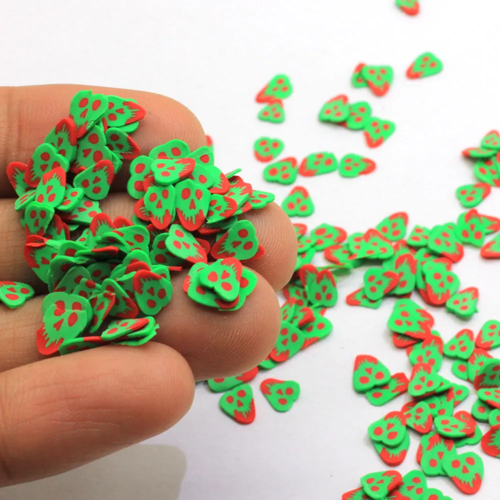 
500g Green Alien Polymer Clay Sprinkle Poison Slice For Kids Diy Soft Clay For Crafts Nail Art Scrapbooking Slime Filler 