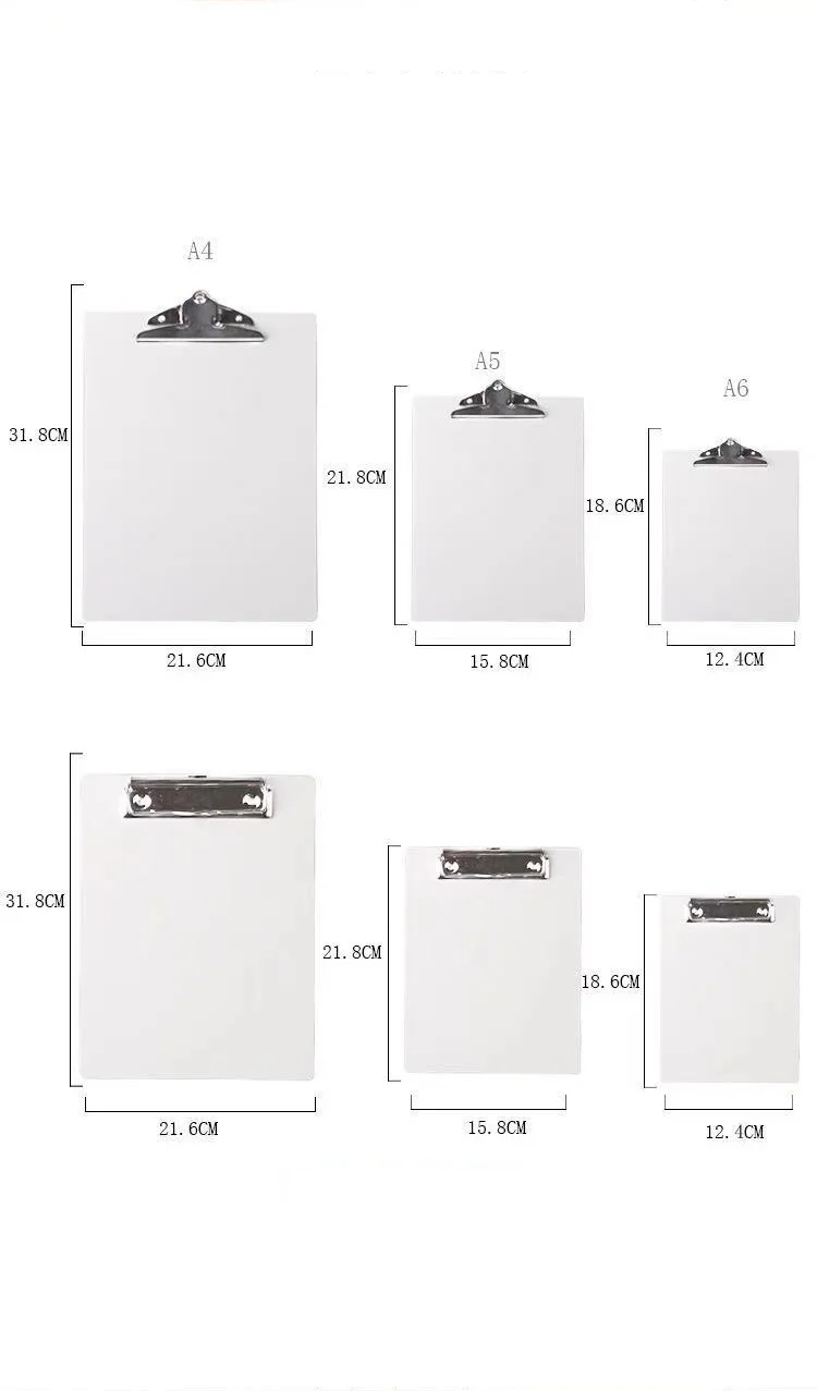 High Quality Medical Record Organizer Plastic Office Supplies Nursing Clipboard File Folder