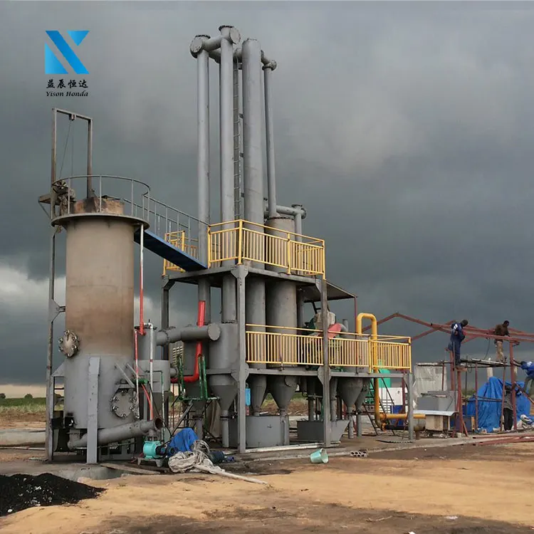  Система газификации биомассы для источника питания нагрева и производства древесного