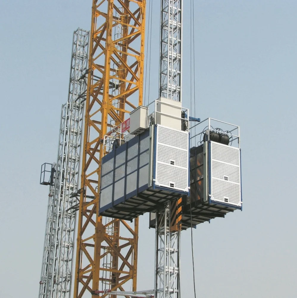 CE and EAC approved construction material elevator passenger and material building lift manufacturer
