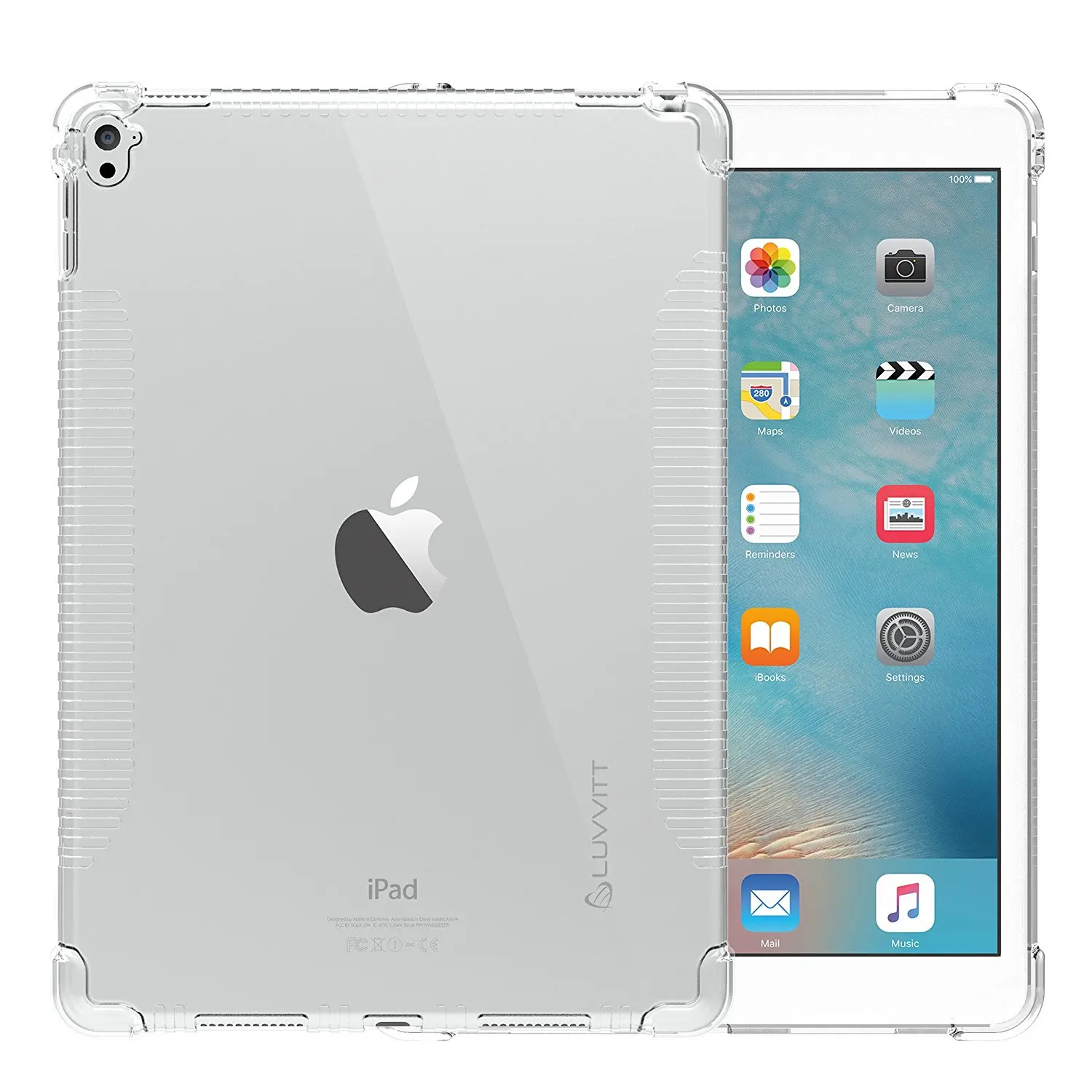 Factory Price Anti Skip Strong Protection TPU Clear Universal For kids case tablet for IPad