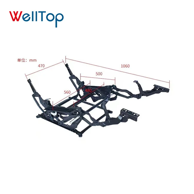 VT4153 механизм для ленивых мальчиков поднятия дивана ручной экономии места складной электрический кресла