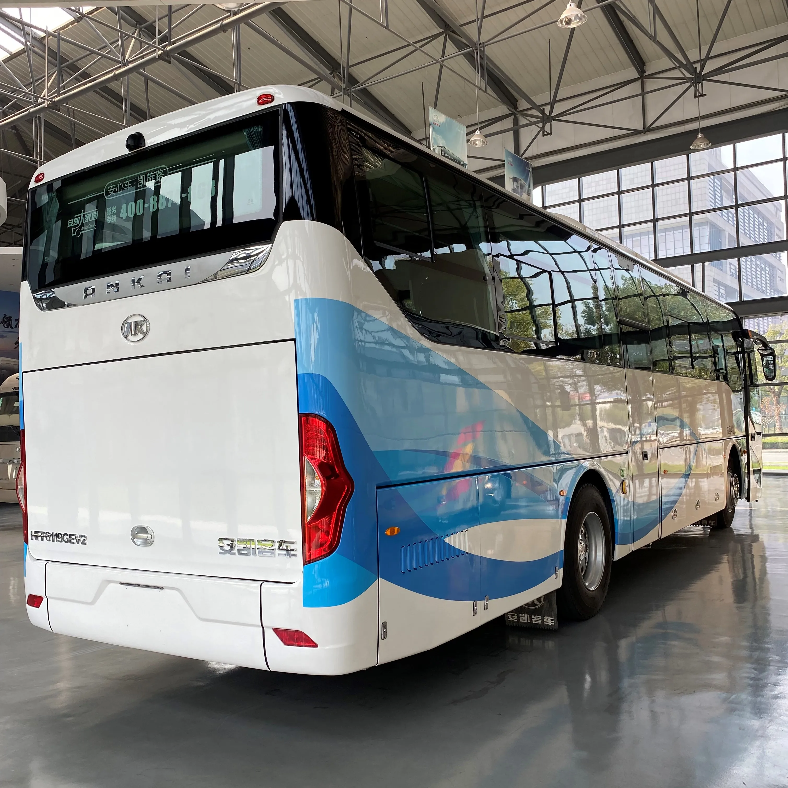 electric coach ankai bus made in China 11.9M 12M new energy