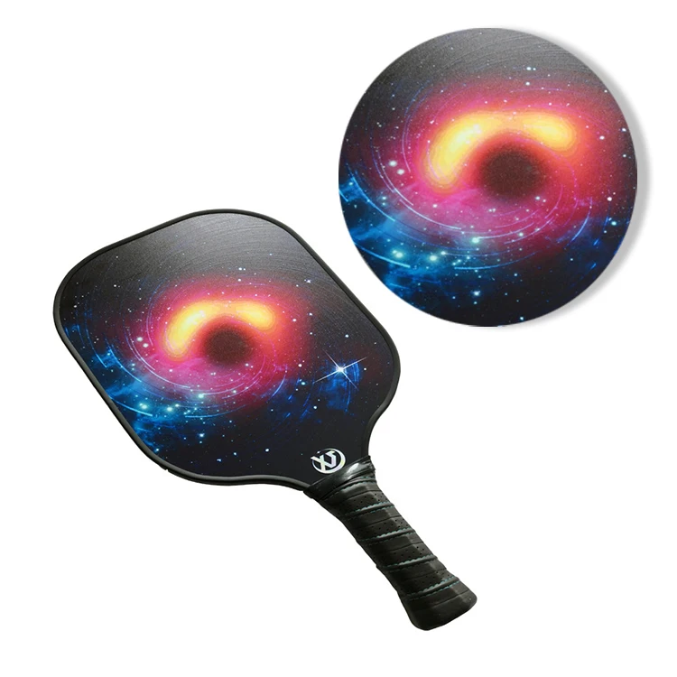 Pickleball Paddle USAPA Approved 2 Premium Graphite Core 4 Balls Ultra Cushion Grip Portable