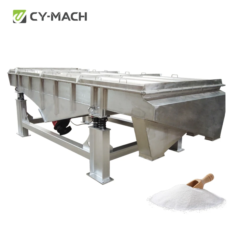Пищевая промышленность из нержавеющей стали долговечный линейный вибрационный экран для машины просеивания кокса и абрикоса