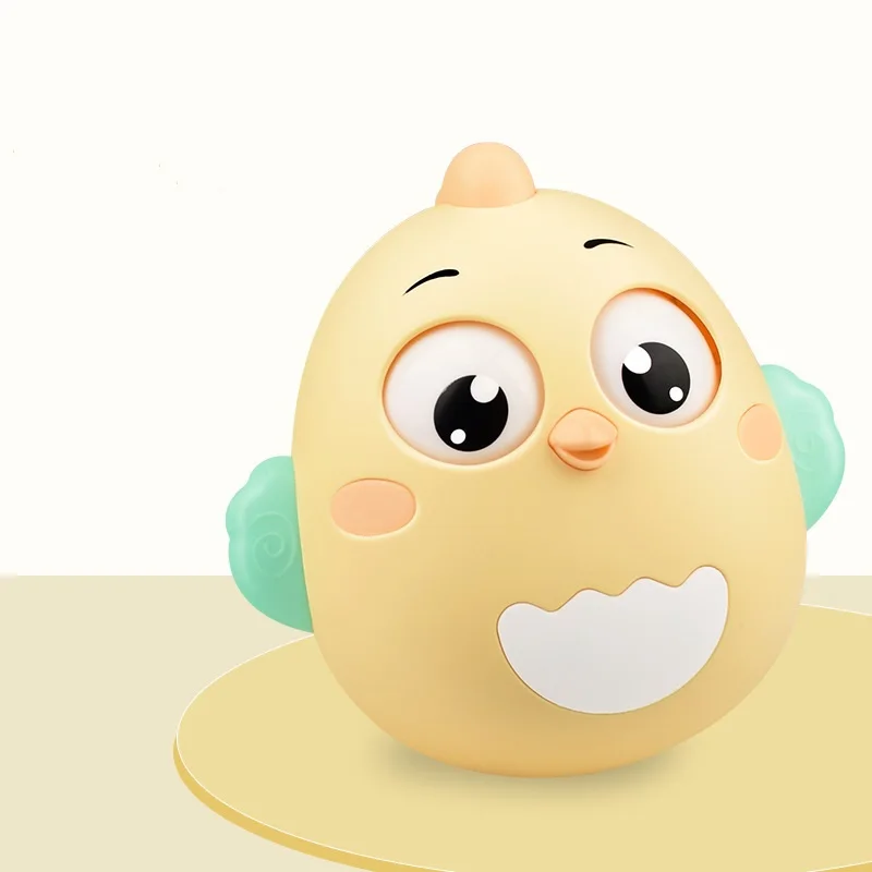 Newborns Educational Toys for Kids Baby Tumbler Toy Cute Chicken Toy