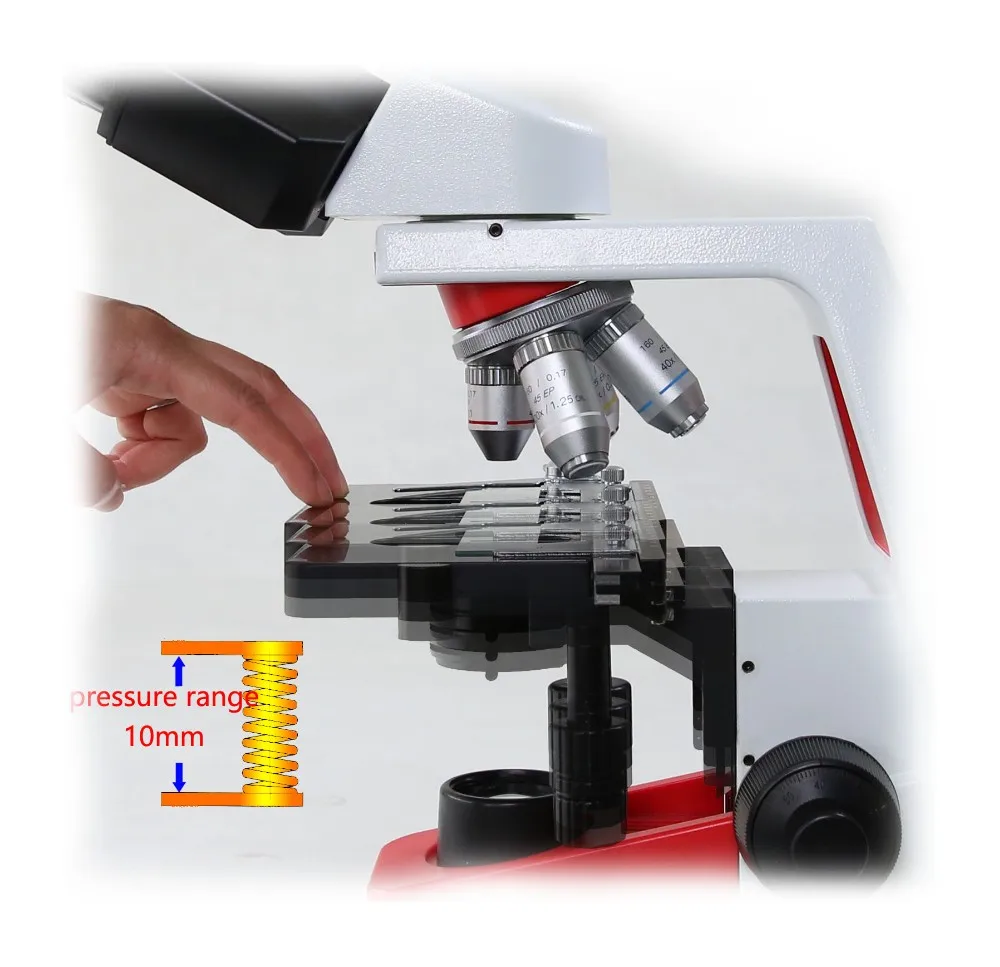 Phenix H236-A 1600x LED 1W Illumination Veterinary Medical Trinocular Biological Microscope for Live Blood Analysis